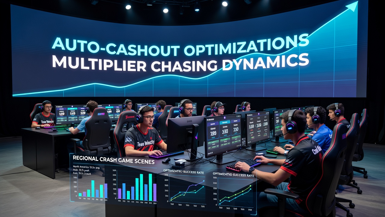 Analytics dashboard displaying multiplier distribution and auto-cashout performance metrics for crash game sessions