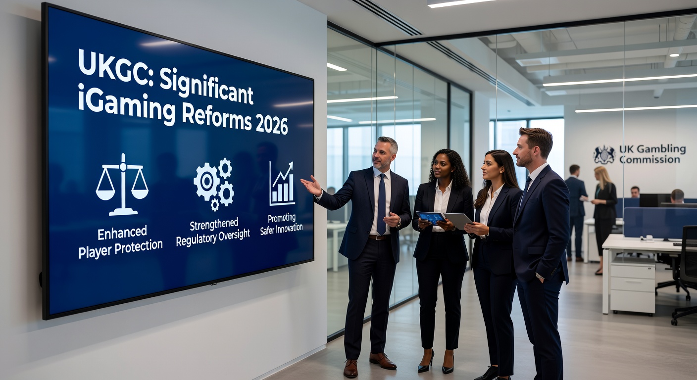 Graph chart illustrating rising gambling duty rates and stake limit trends in the UK iGaming market, with bars and lines highlighting 2026 projections
