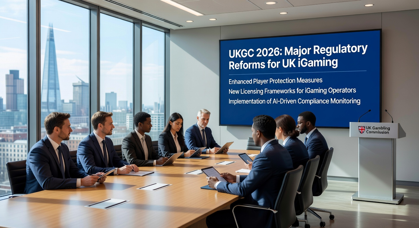 Infographic showing rising tax bars on casino games alongside protective shields for players, highlighting UKGC's 2026 reforms