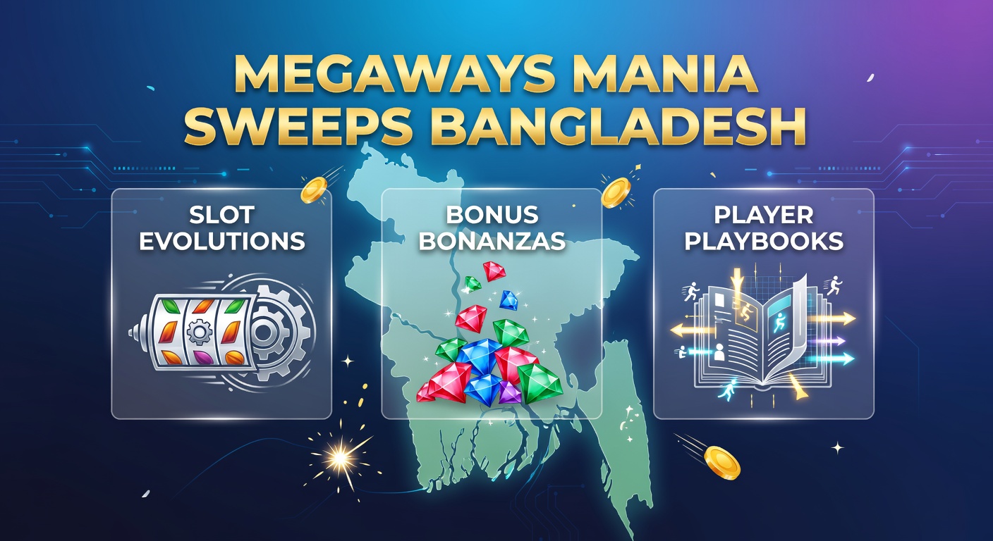 Vibrant Megaways slot reels exploding with symbols and multipliers on a mobile screen, capturing the high-energy sweeps action popular in Bangladesh