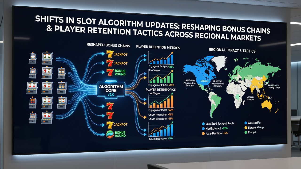 Player retention dashboards on offshore casino interfaces showing bonus chain analytics